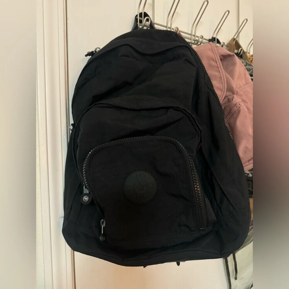 SOLD Kipling Black Backpack - Picture 1 of 4